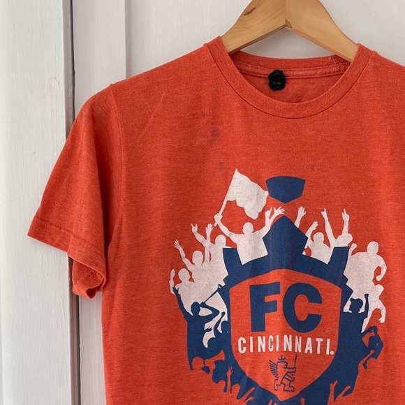 FC Cincinnati Soccer Crew Cotton T-Shirt - Picture 12 of 12